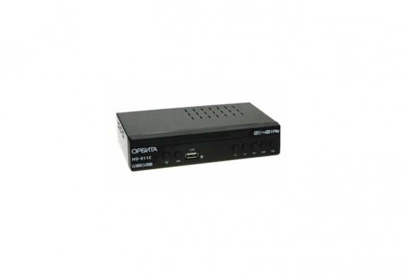 РЕСИВЕР ЦИФРОВОЙ DVB-T2/C HD Орбита HD-999C (USB, HDMI, RCA, мет., дисп.,б/б)