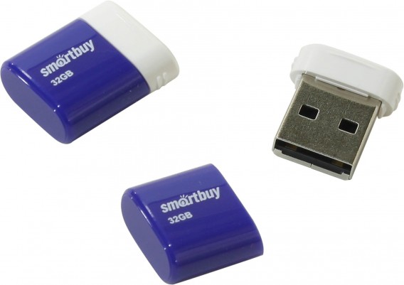 Флэш-диск SmartBuy 32GB USB 2.0 Lara синий