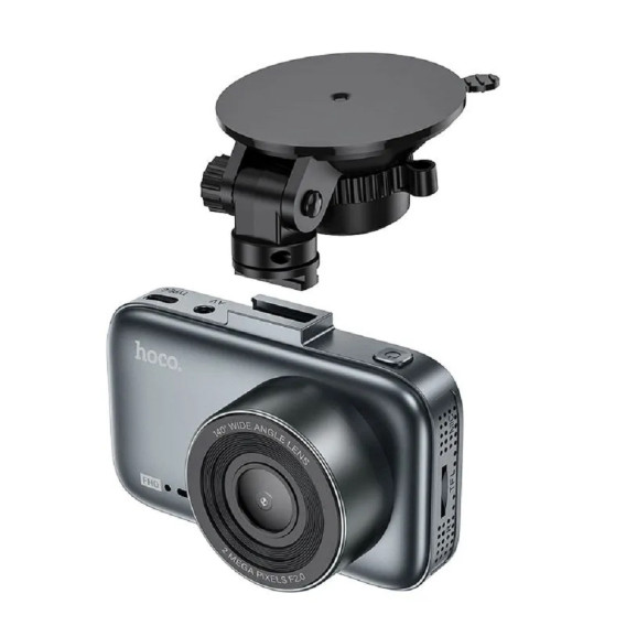 Видеорегистратор Hoco DV6 (Full HD, 2 камеры, дисплей, micro SD до 128Gb)