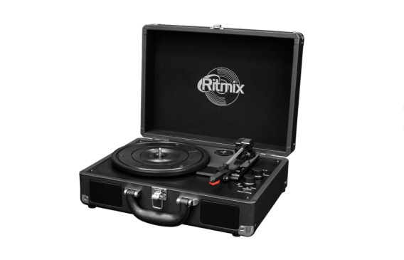 Виниловый проигрыватель Ritmix LP-120B Black, Bluetooth