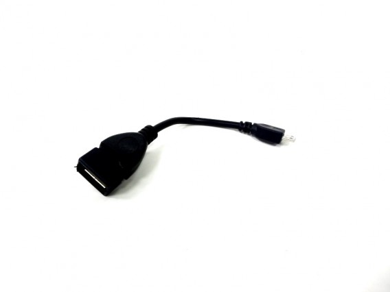 Адаптер OTG USB(гнездо) - microUSB 10см SmartBuy K-OTG3