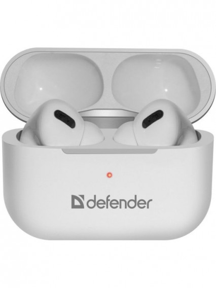 Гарнитура Bluetooth Defender 636 TWS (вакуумные наушники) белая 63636