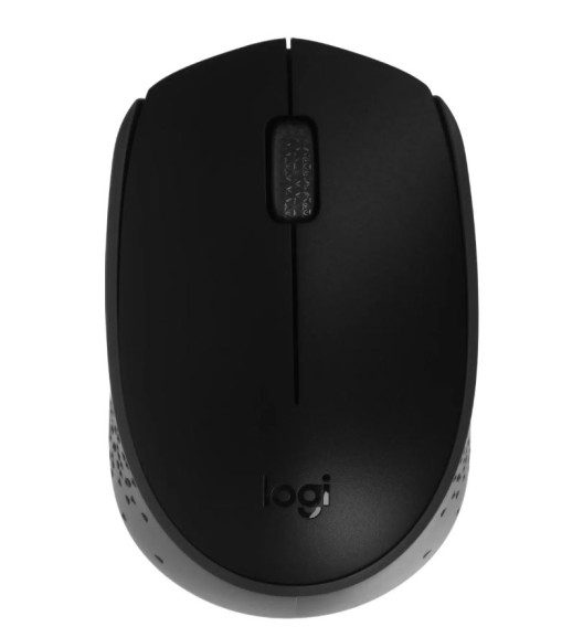 Мышь беспроводная Logitech M171 серо-черная 910-004655 (1АА в комп.)