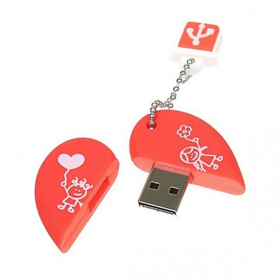 Флэш-диск SmartBuy 16GB USB 2.0 Сердце