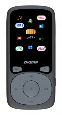 Флэш-плеер Hi-Fi Digma B4 8Gb черный/1.8"/FM/microSD