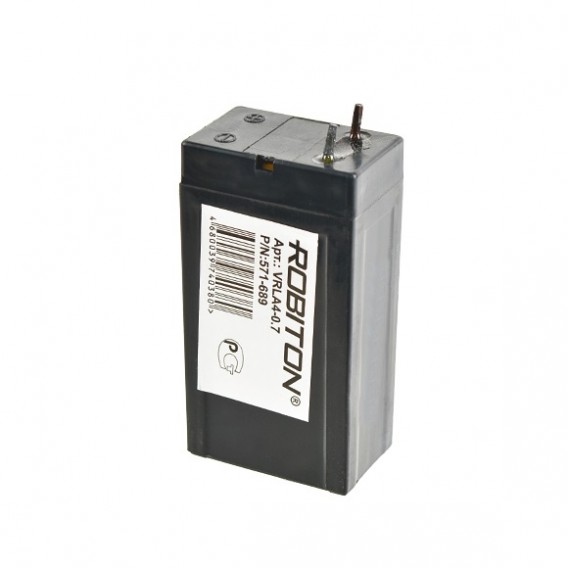 Аккумулятор для прожекторов Robiton (4V 0,7Ah) VRLA4-0.7