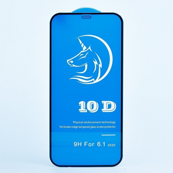 Защитное стекло 3D для iPhone 12/12 Pro черное (119315)