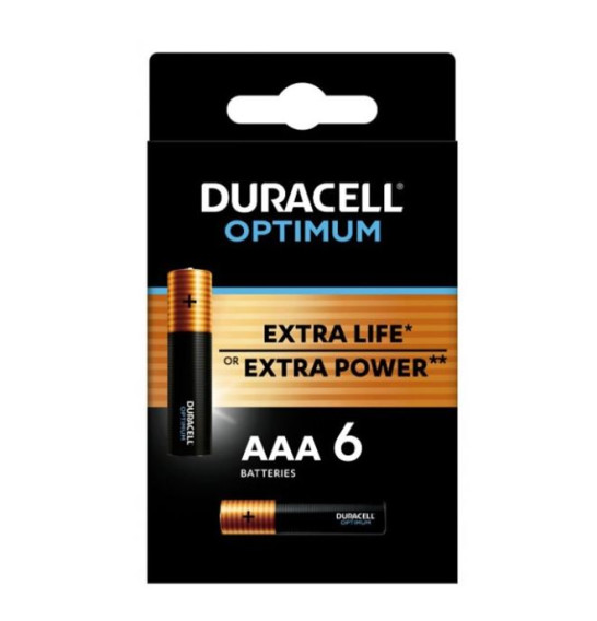Батарейка Duracell LR03 Optimum BL 6/48