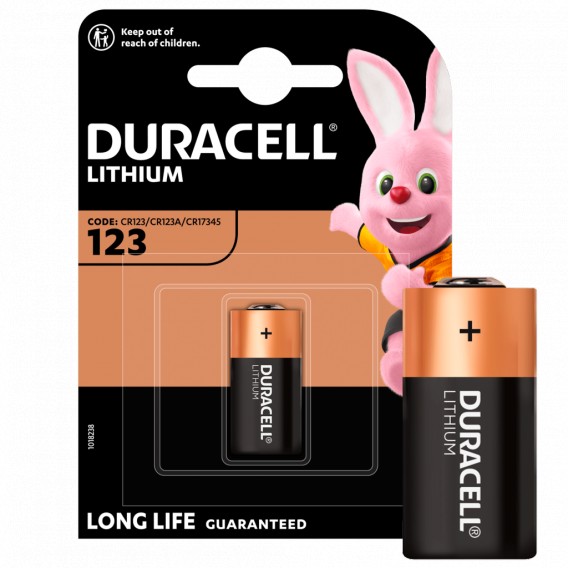 Батарейка Duracell CR123A BL 1/10/50