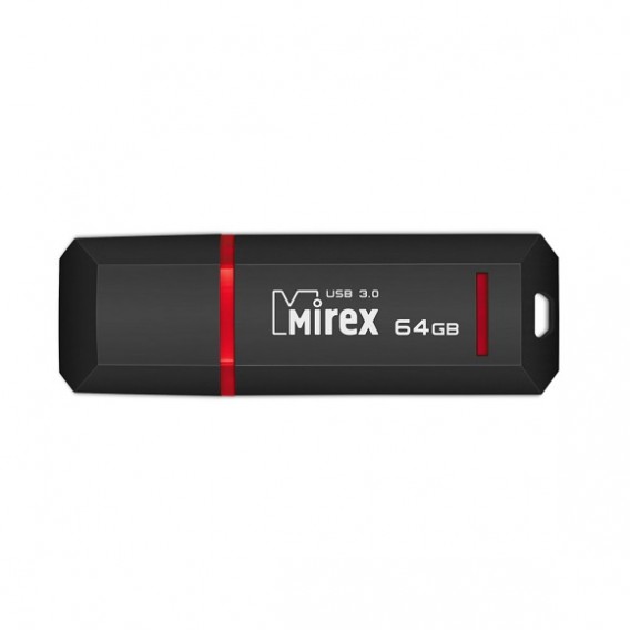 Флэш-диск Mirex 64Gb USB 3.0 KNIGHT черный