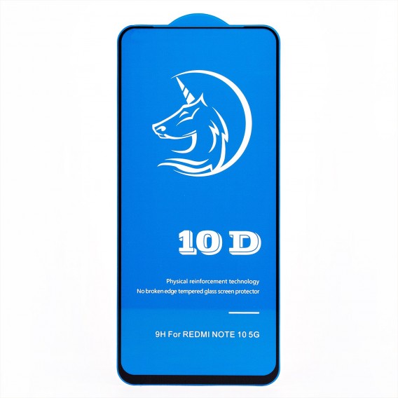 Защитное стекло 3D для Xiaomi Redmi Note 10T черное (133067)