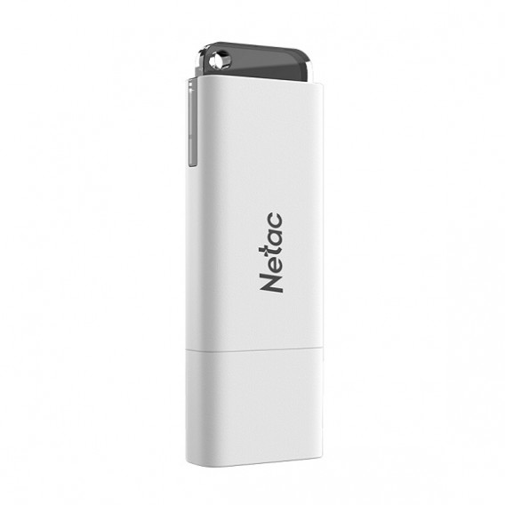 Флэш-диск Netac 8GB USB 2.0 U185 белый с LED-индикатором