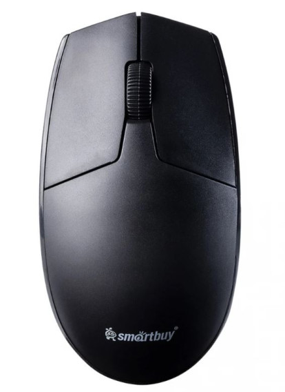 Мышь беспроводная SmartBuy SBM-203AG-K черная (1АА не в комп.)