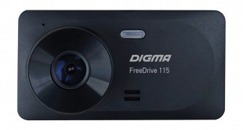 Видеорегистратор Digma 115 (2 камеры, 1080 x 1920, 140°, microSD до 32Gb)