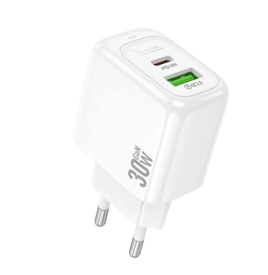 Адаптер сетевой Type-C + USB PD30W / QC3.0 Hoco CS55A