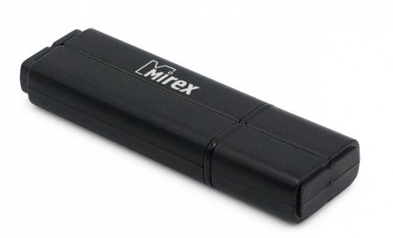 Флэш-диск Mirex 8Gb USB 2.0 LINE черный