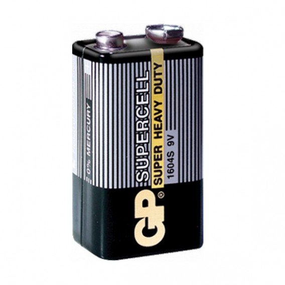 Батарейка GP 6F22 Supercell sh 1/10/500