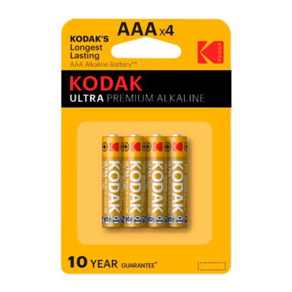 Батарейка Kodak LR03 Ultra Premium BL 4/40/200