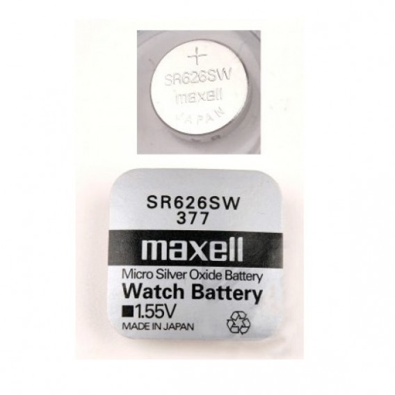 Батарейка Maxell 377 (SR626SW) BL 1/10/100