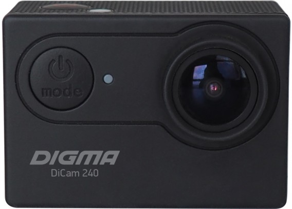 Экшн-камера Digma DiCam 240 (1080 x 1920, micro SD до 64Gb) Wi-Fi