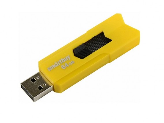 Флэш-диск SmartBuy 64GB USB 2.0 Stream желтый