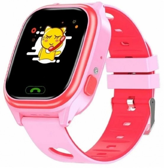 Смарт-часы детские с GPS трекером Y85 (розовые)