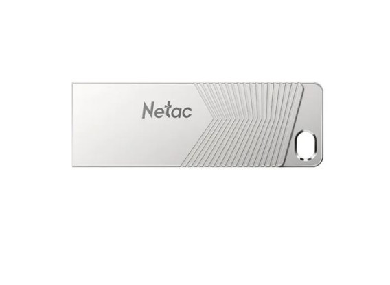 Флэш-диск Netac 128GB USB 3.2 UM1 белый/серебро