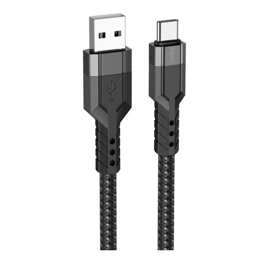 Кабель USB - Type-C Hoco U110 1,2м 3А нейлон