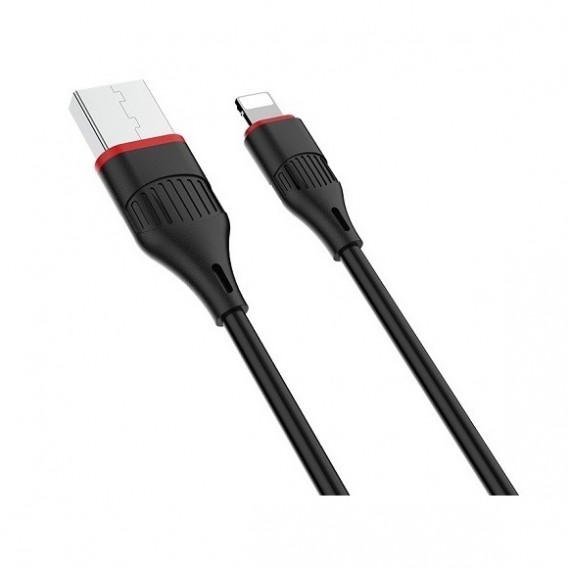 Кабель USB- lightning Borofone BX17 1м 2A ПВХ