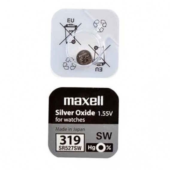 Батарейка Maxell 319 (SR527SW) BL 1/10/100