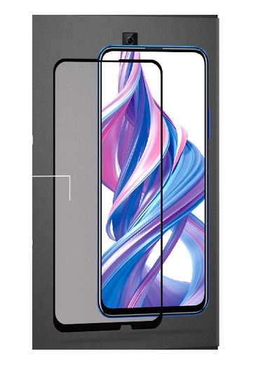 Защитное стекло 2,5D для Huawei Honor 9X черное (103315)