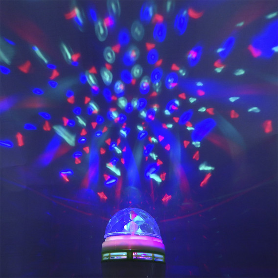 Диско-лампочка B52 "YB-27-1" RGB Сияние:син/зел/крас, 3Вт, IP20 на подставке