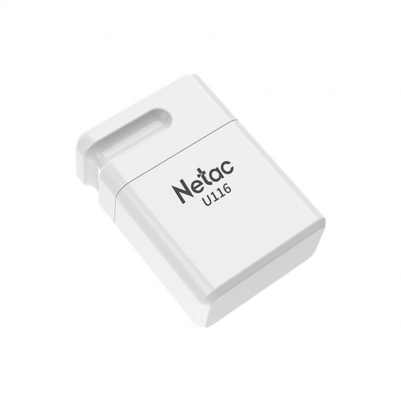 Флэш-диск Netac 16GB USB 2.0 U116 mini белый