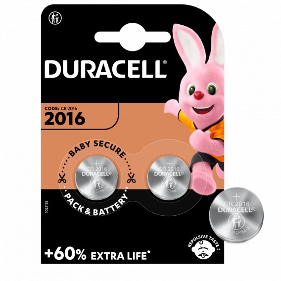 Батарейка Duracell CR 2016 BL 2/20/200