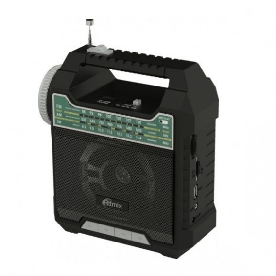 Радиоприемник Ritmix RPR-444 (Fm/USB/microSD/акб/3*R20/фонарь)