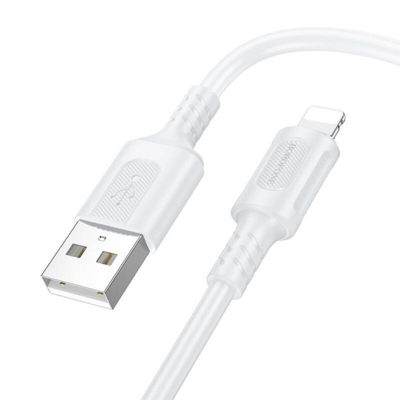 Кабель USB - lightning Borofone BX111 1м 2,4A ПВХ