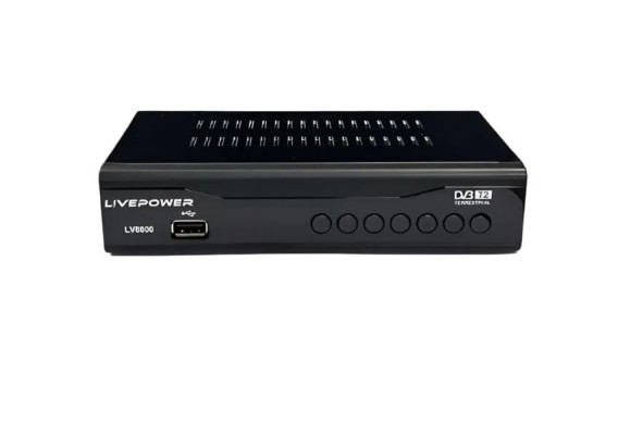 РЕСИВЕР ЦИФРОВОЙ DVB-T2/C HD LV-8800 (USB, HDMI, RCA, металл, дисп.,б/б)