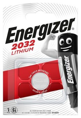 Батарейка Energizer CR 2032 BL 1/10/140