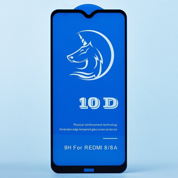 Защитное стекло 3D для Xiaomi Redmi 8 черное (109823)