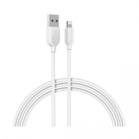 Кабель USB - lightning Borofone BX14 1м 2,4A ПВХ