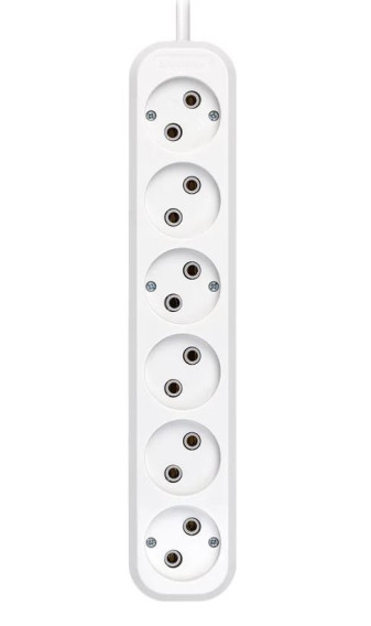 Удлинитель Smartbuy (6 роз., 2м, заземл., 16А) SBE-16-6-02-Z
