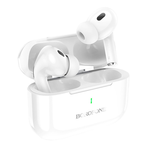 Гарнитура Bluetooth Borofone BW59 TWS, APods Pro2 (вакуумные наушники) белая