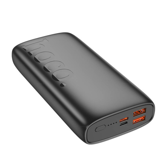 Внешний аккумулятор 20000mAh Hoco J122A (in - T,M/out - 2U,T) черный