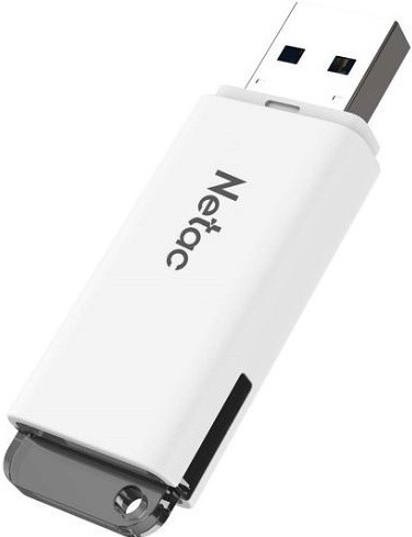 Флэш-диск Netac 256GB USB 3.0 U185 белый с LED-индикатором