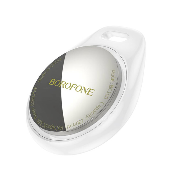 Портативный GPS трекер Borofone BC100 Ingenioso белый (только для Apple)