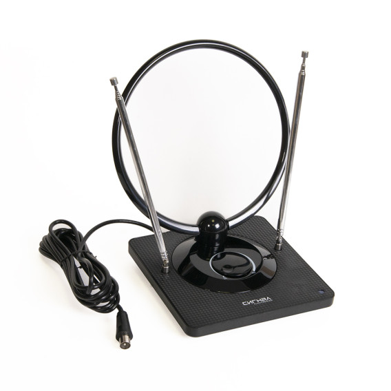 Антенна комнатная активная Сигнал SAI-963 (усы, каб. 3м., с рег.)