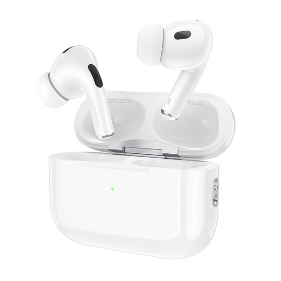 Гарнитура Bluetooth Hoco EW77 TWS APods Pro2 (вакуумные наушники) белая