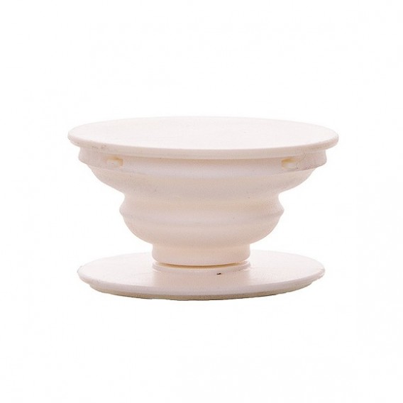 Держатель для телефона на палец PS1 круг, белый (81617)