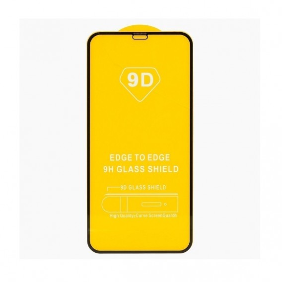 Защитное стекло 2.5D для iPhone 11/XR черное (132058)