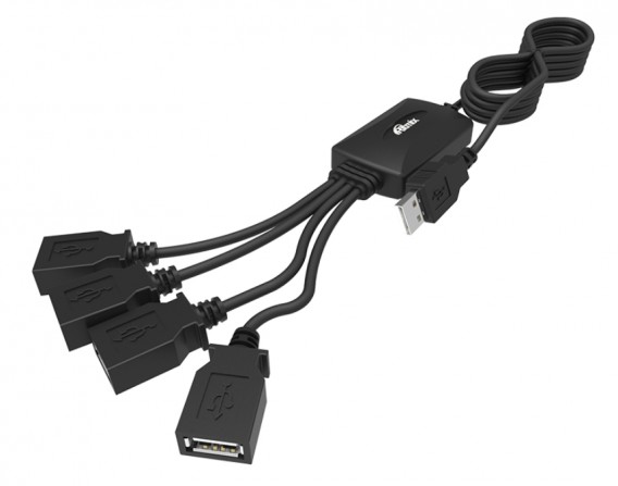 Хаб USB Ritmix CR-2405 (4 порта)